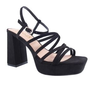 Pop Platform Strappy Heels